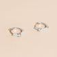 Color Pop Crystal Huggie Hoop Earrings