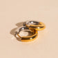 Chunky Rounded Huggie Hoop Earrings