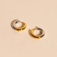 Chunky Rounded Huggie Hoop Earrings
