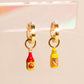 Pack: Ketchup & Mustard Charms, Huggies, & Claw Clip