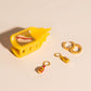 Pack: Ketchup & Mustard Charms, Huggies, & Claw Clip