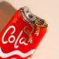 Cola Can Huggie Hoop Charms