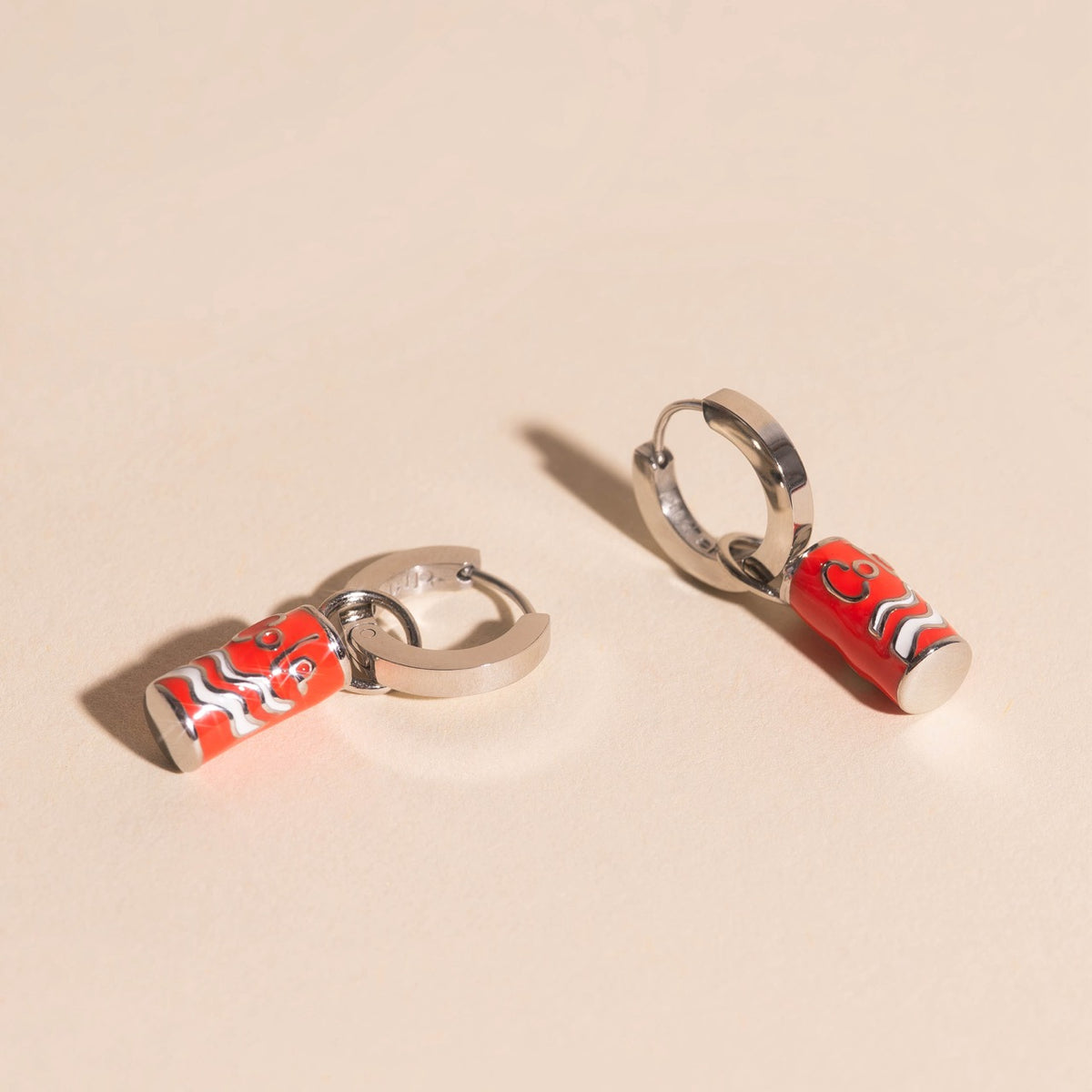 Cola Can Huggie Hoop Charms