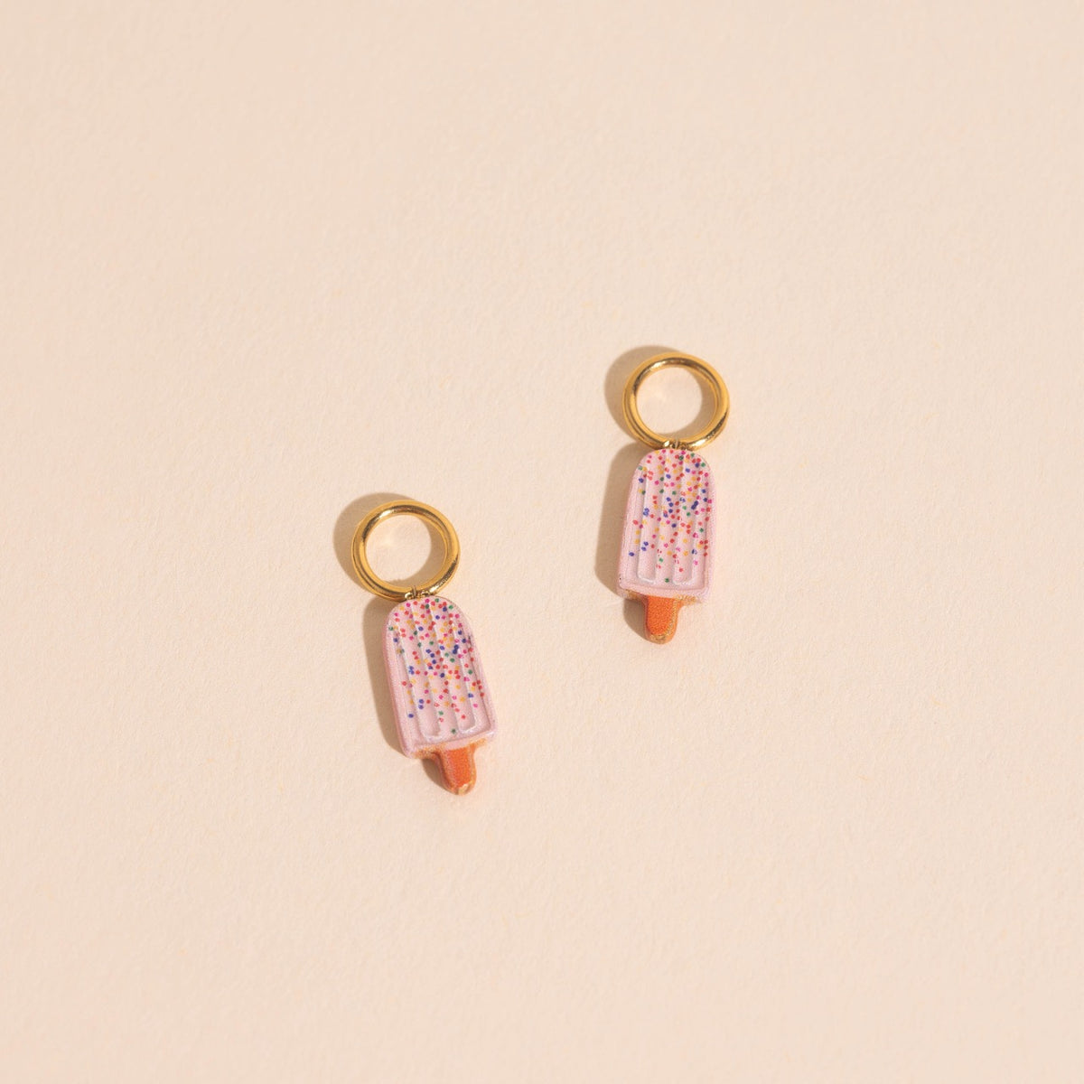 Pack: Sprinkle Popsicle Charms, Huggies, and Claw Clip