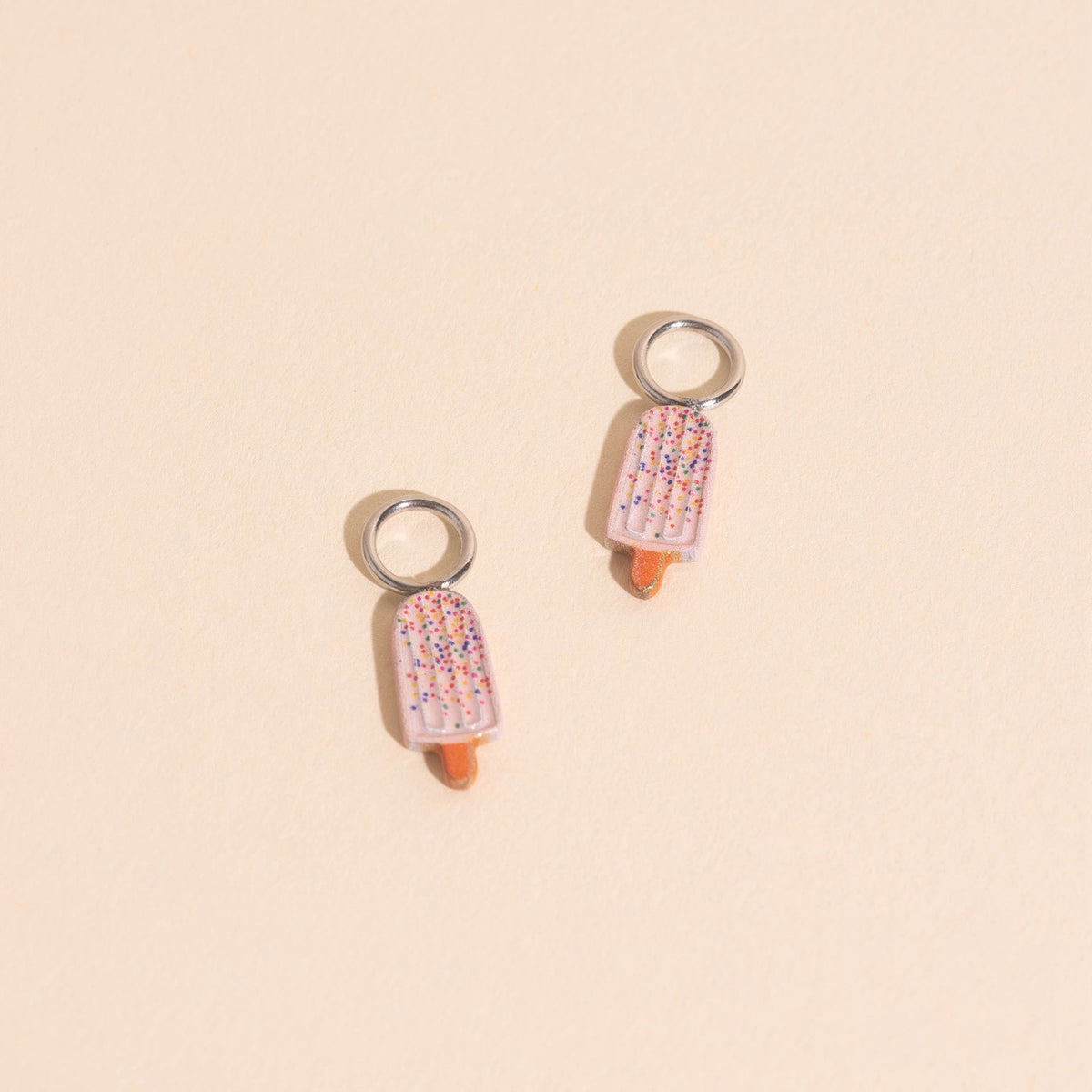Pack: Sprinkle Popsicle Charms, Huggies, and Claw Clip