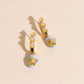 Lemon Slice 3D Huggie Hoop Earrings