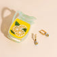 Lemon Slice 3D Huggie Hoop Earrings