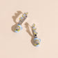 Lemon Slice 3D Huggie Hoop Earrings