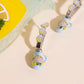 Lemon Slice 3D Huggie Hoop Earrings