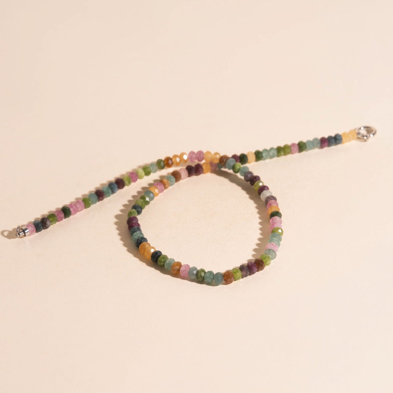 Classy Rainbow Necklace (18")