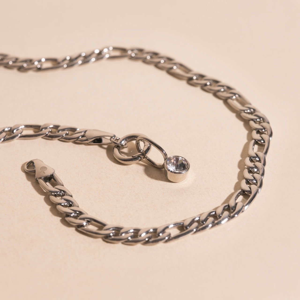 Round Crystal Necklace Charm