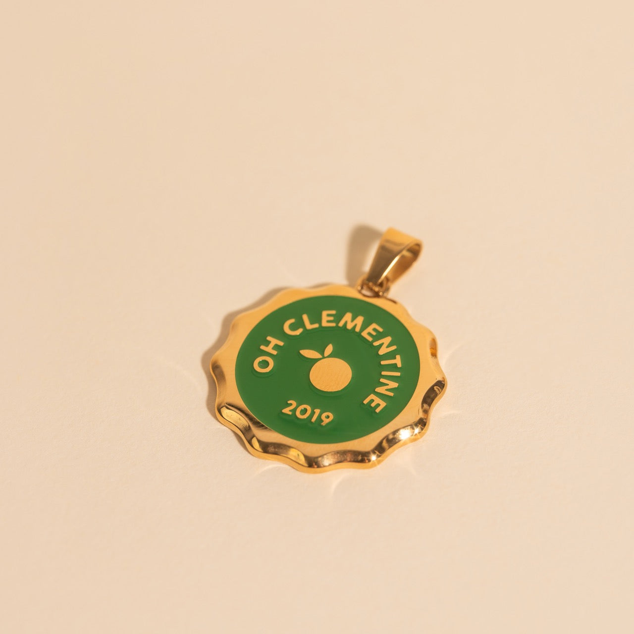 Oh Clem Bottle Cap Necklace Charm