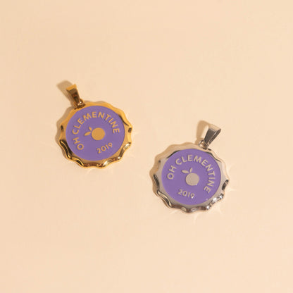 Oh Clem Bottle Cap Necklace Charm