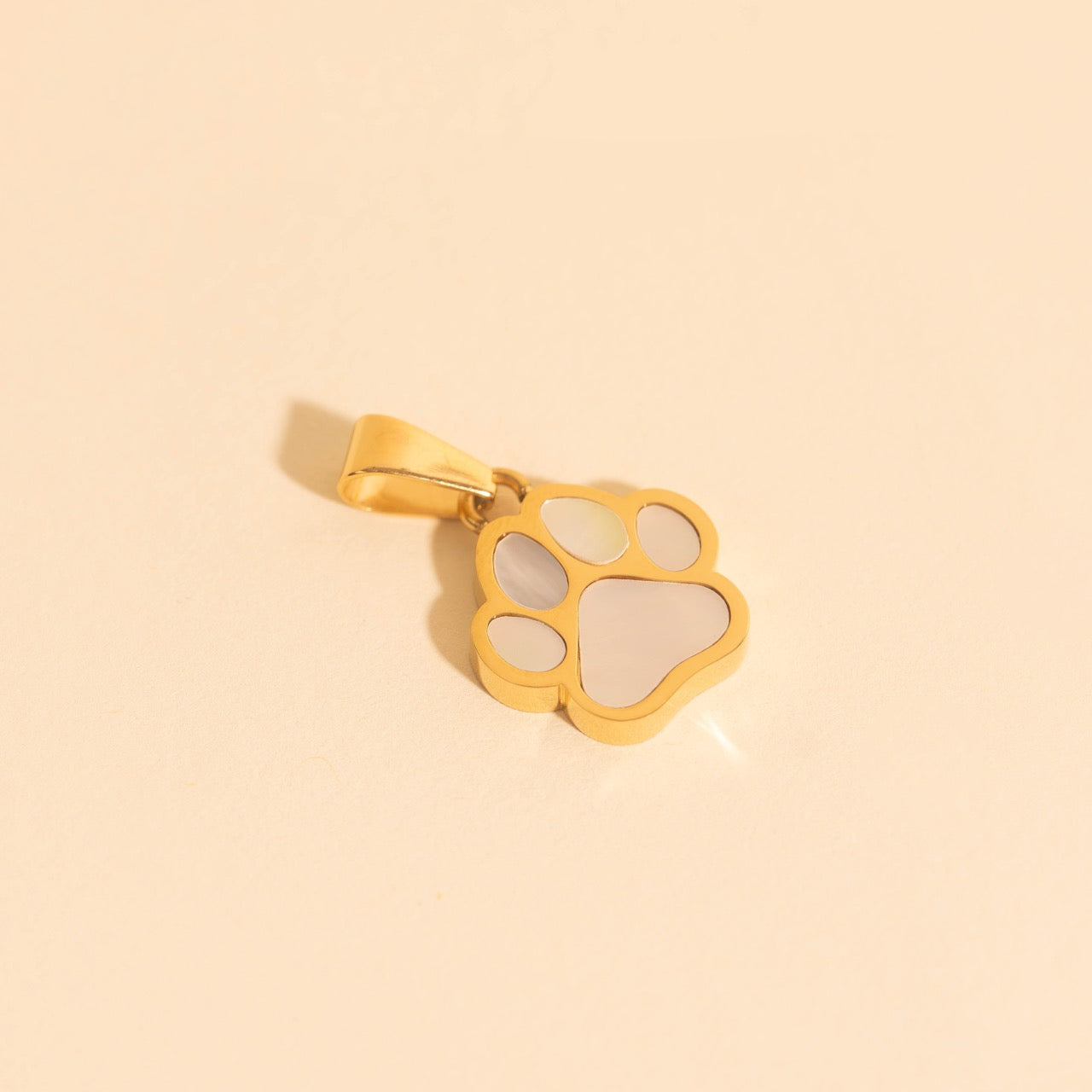 Paw Print Necklace Charm