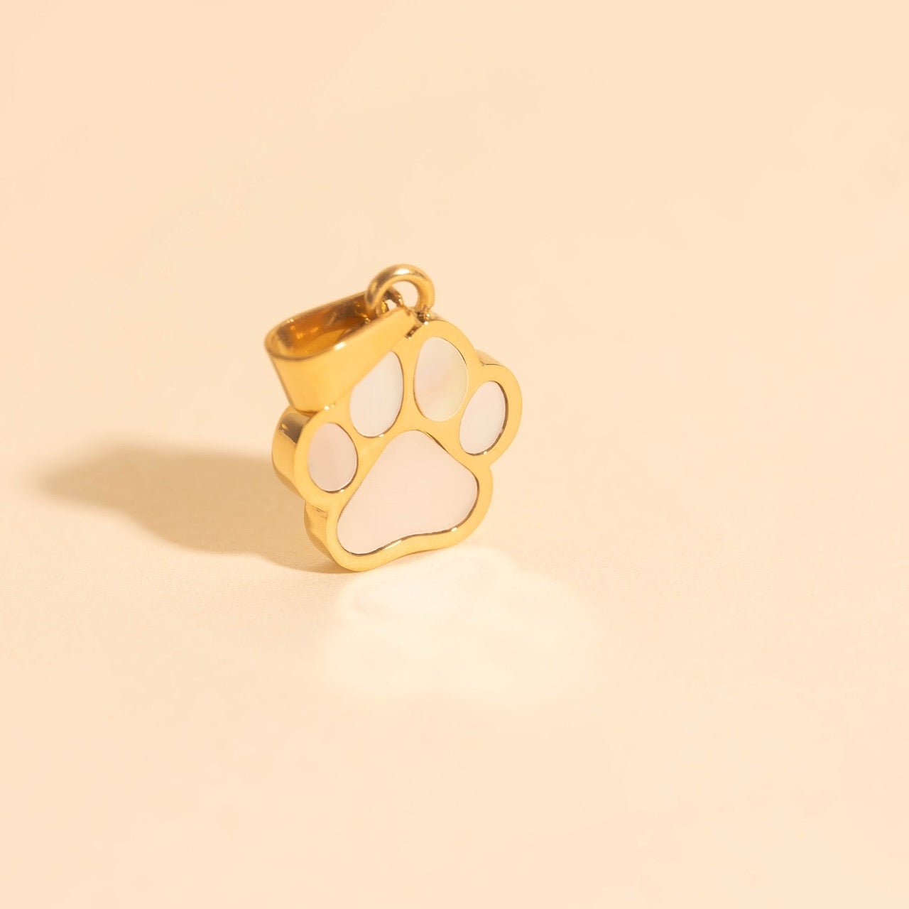 Paw Print Necklace Charm