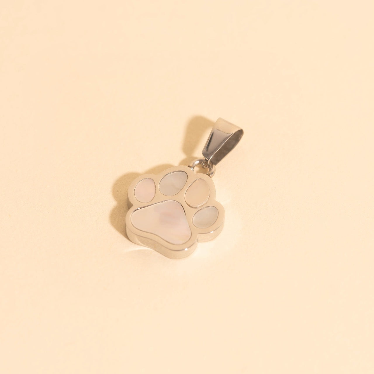 Paw Print Necklace Charm