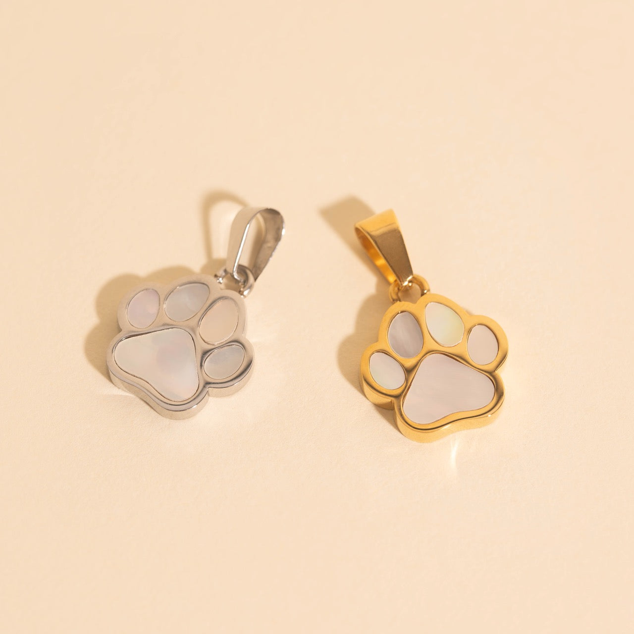 Paw Print Necklace Charm