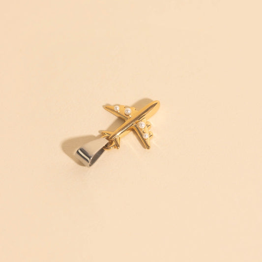 Airplane Necklace Charm