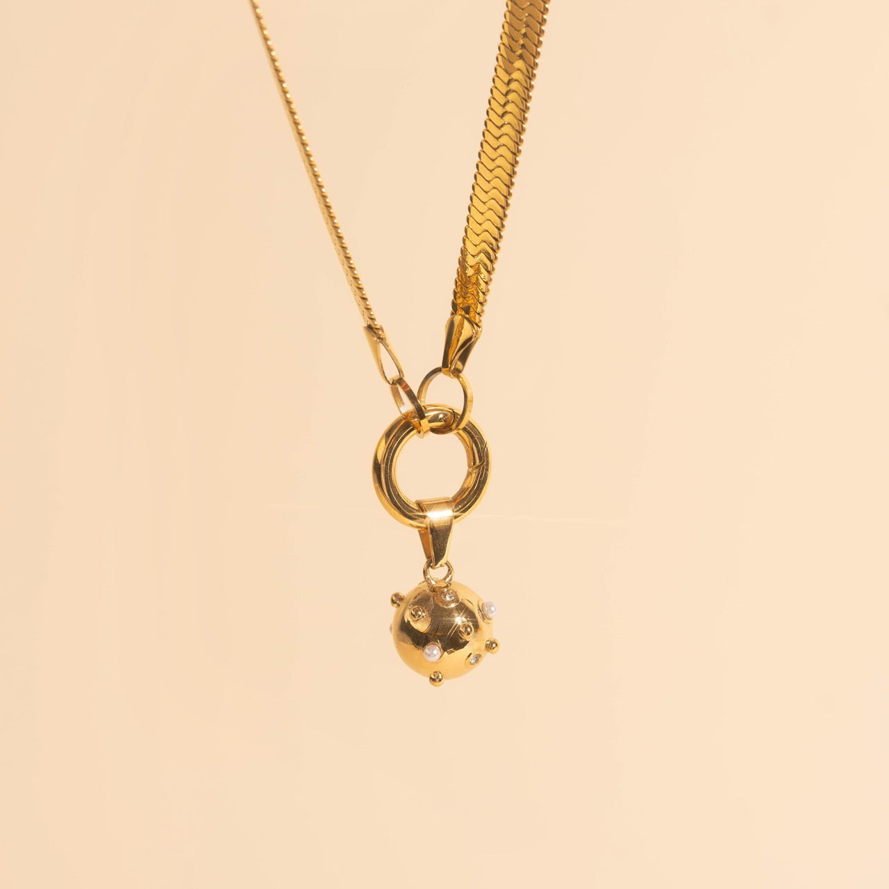 Wrecking Ball Necklace Charm