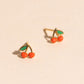 Cherry Tiny Stud Earrings