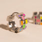 Neon Blanks Super Chunky Huggie Hoop Earrings