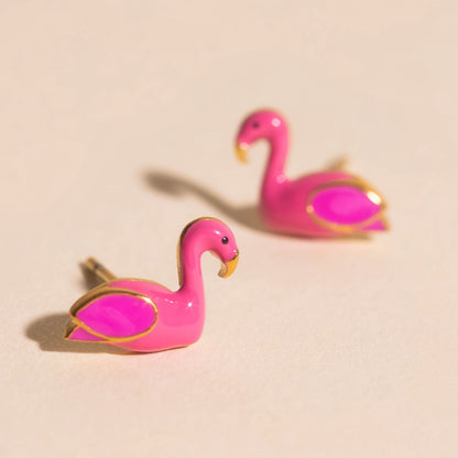 Flamingo Stud Earrings