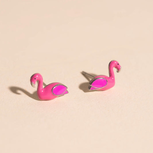 Flamingo Stud Earrings