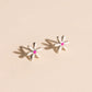 Neon Flower Stud Earrings
