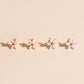 Neon Flower Stud Earrings