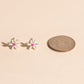 Neon Flower Stud Earrings