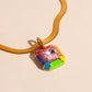 Miley Neon Rainbow Necklace Charm