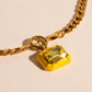 Miley Neon Yellow Necklace Charm