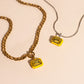 Miley Neon Yellow Necklace Charm