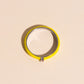 Neon Yellow & Pink Crystal Stacker Ring
