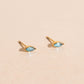 Blue Mini Crystal Stud Earrings