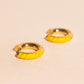 Neon Color Chunky Rounded Huggie Hoop Earrings