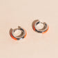 Neon Color Chunky Rounded Huggie Hoop Earrings