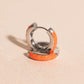 Neon Color Chunky Rounded Huggie Hoop Earrings