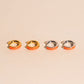 Neon Color Chunky Rounded Huggie Hoop Earrings
