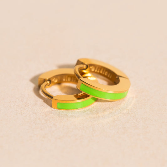 Color Tiny Huggie Hoop Earrings