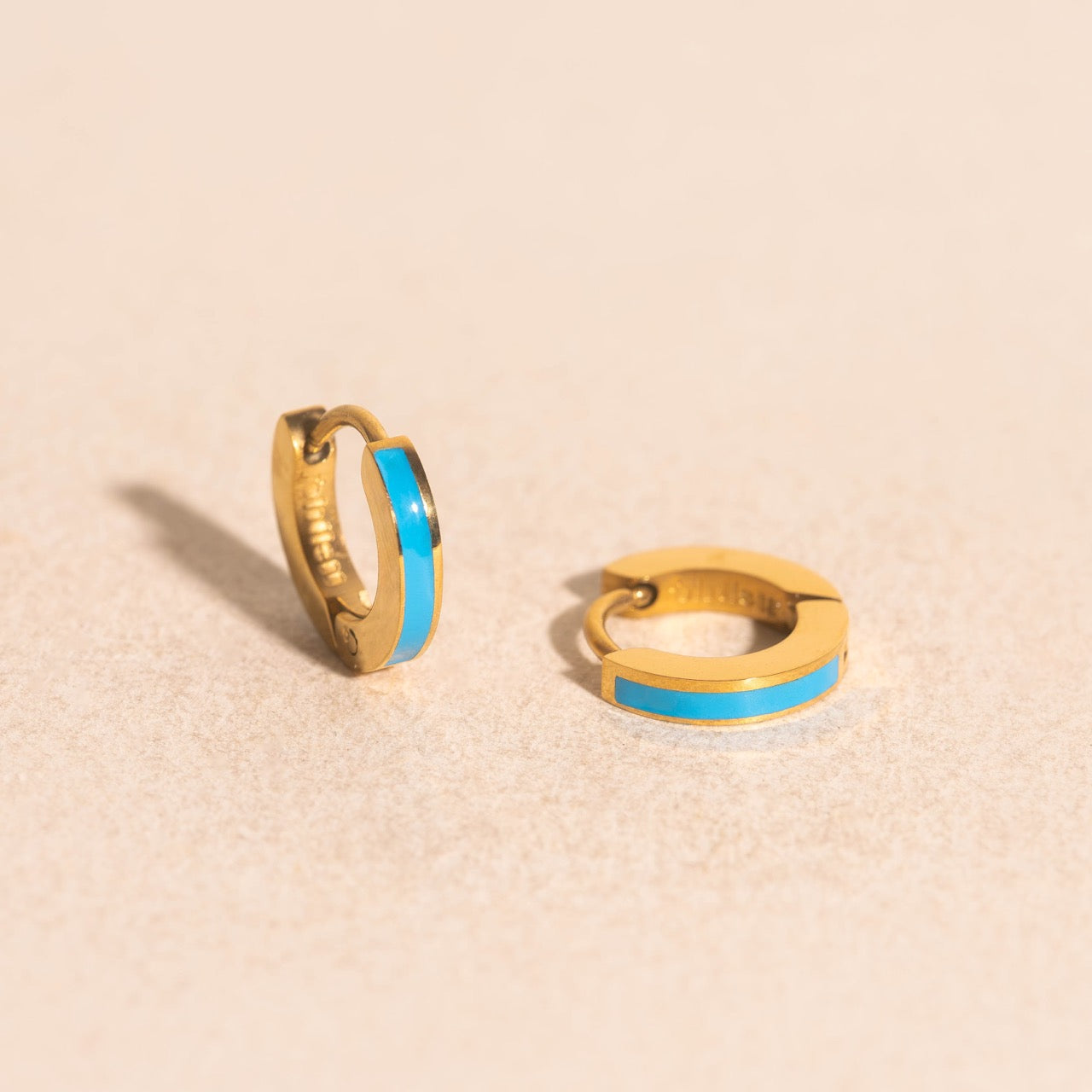 Color Tiny Huggie Hoop Earrings
