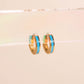 Color Tiny Huggie Hoop Earrings
