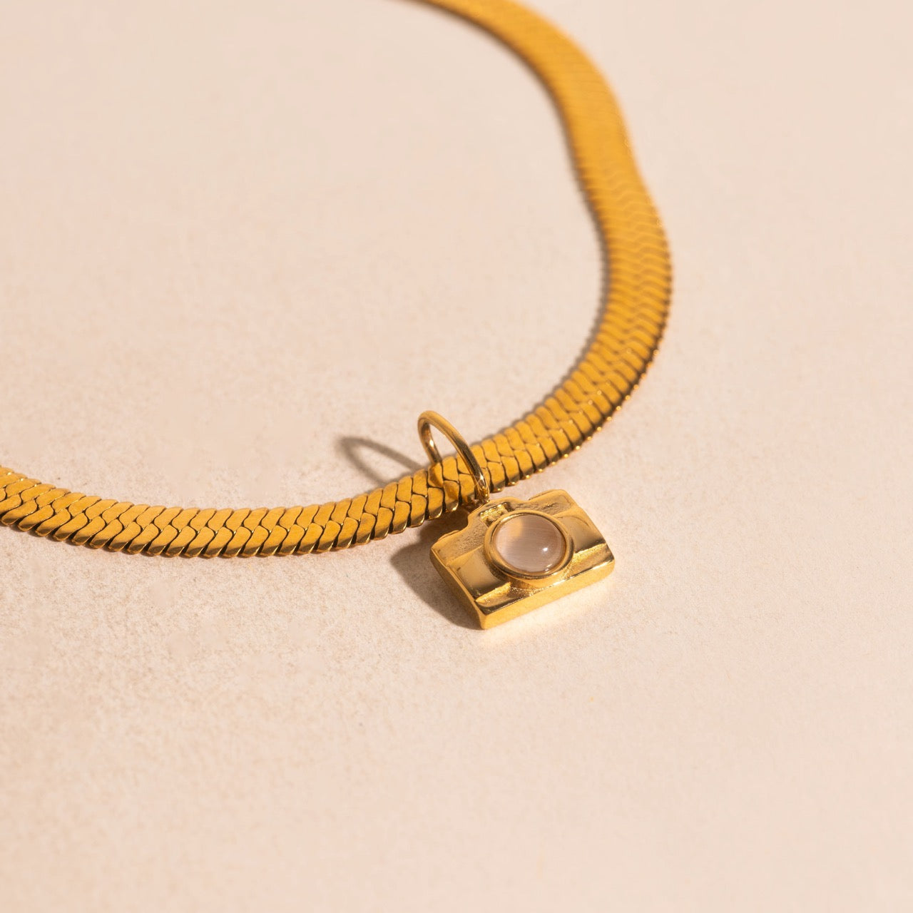 Camera Necklace Charm