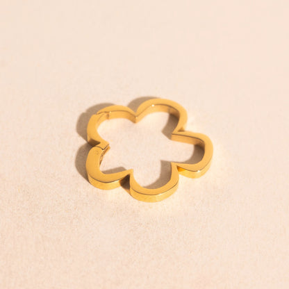 Flower Necklace Charm Clasp (19mm)