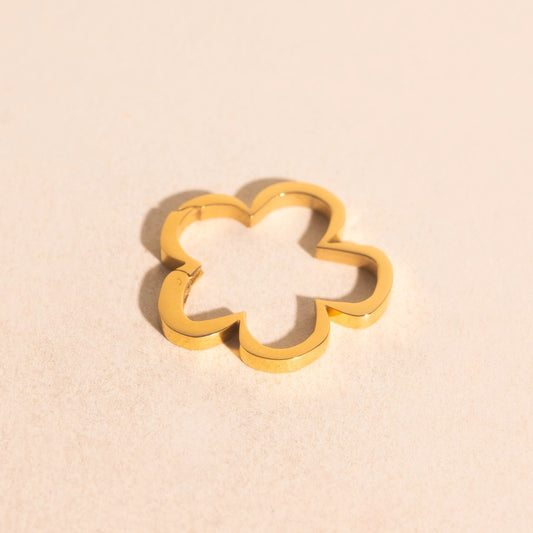 Flower Necklace Charm Clasp (19mm)