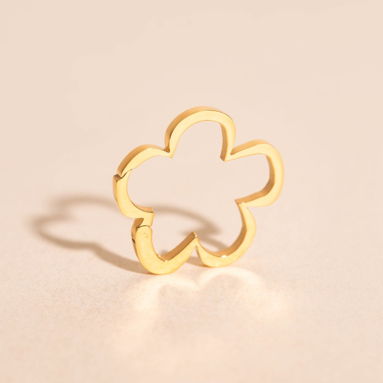 Flower Necklace Charm Clasp (19mm)