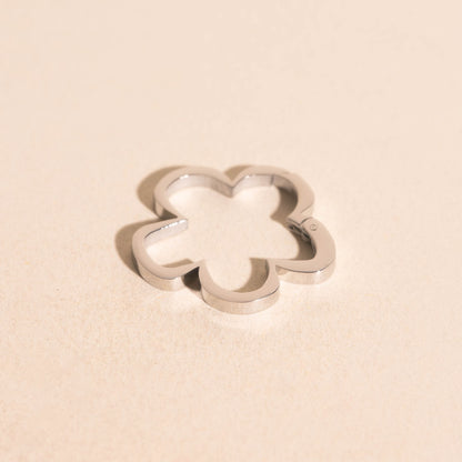 Flower Necklace Charm Clasp (19mm)
