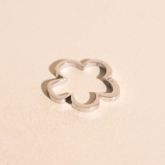 Flower Necklace Charm Clasp (19mm)