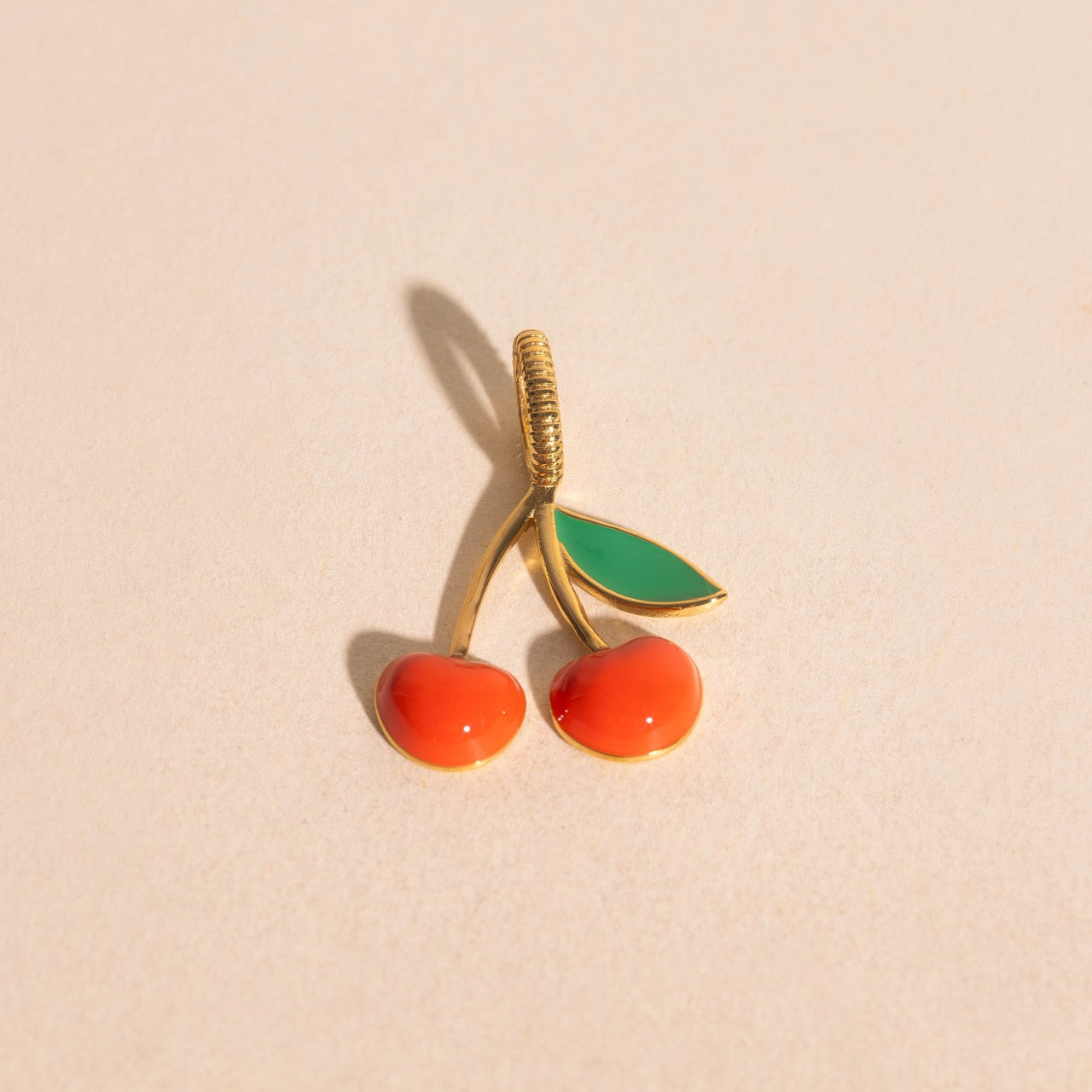 Red Cherry Necklace Charm