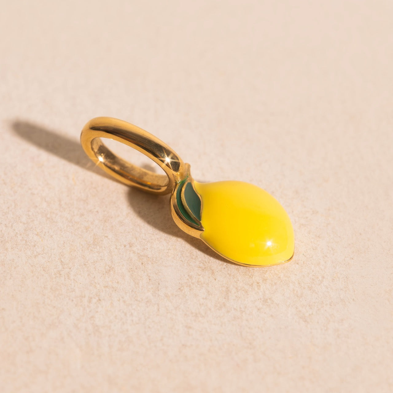 Lemon Necklace Charm